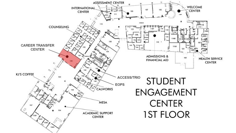 Career Transfer Center Location