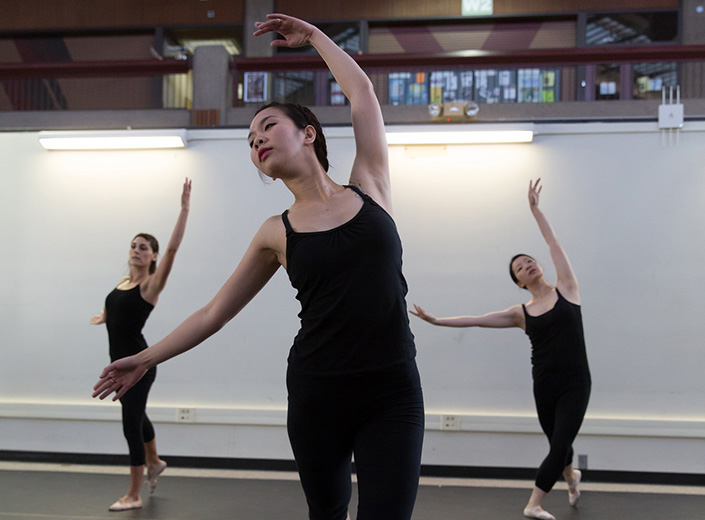 three female dancers