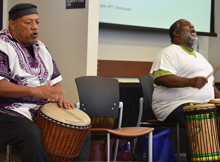 men playing drums