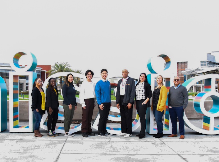 Equity staff and faculty posed for group photo.